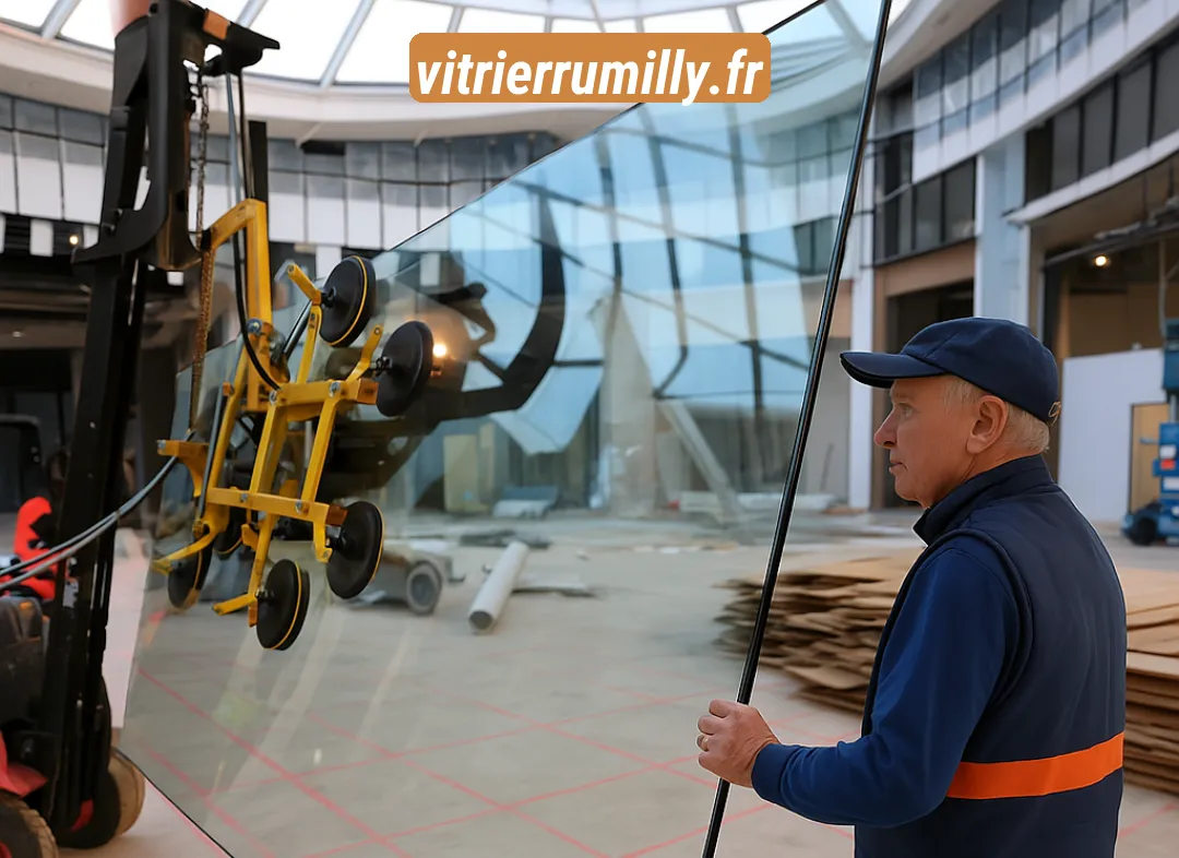Remplacement de vitrine magasin Rumilly